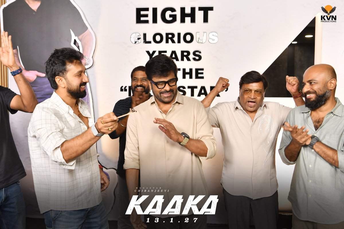 dirbobby's tweet photo. 48 years of brilliance, 48 years of inspiring generations! ❤️‍🔥

From being the eternal Megastar to creating countless unforgettable moments on screen, your journey is truly legendary.

Honoured and blessed to be working with you again, Annayya @KChiruTweets 🙏
#48GloriousYearsOfTheMegastarEra
#KAAKA