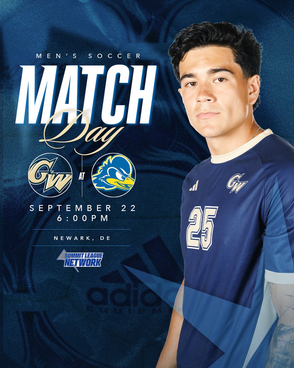 GWMensSoccer's tweet photo. On the road in Delaware. ⚽️ #RaiseHigh https://t.co/iGVPEkbZxS