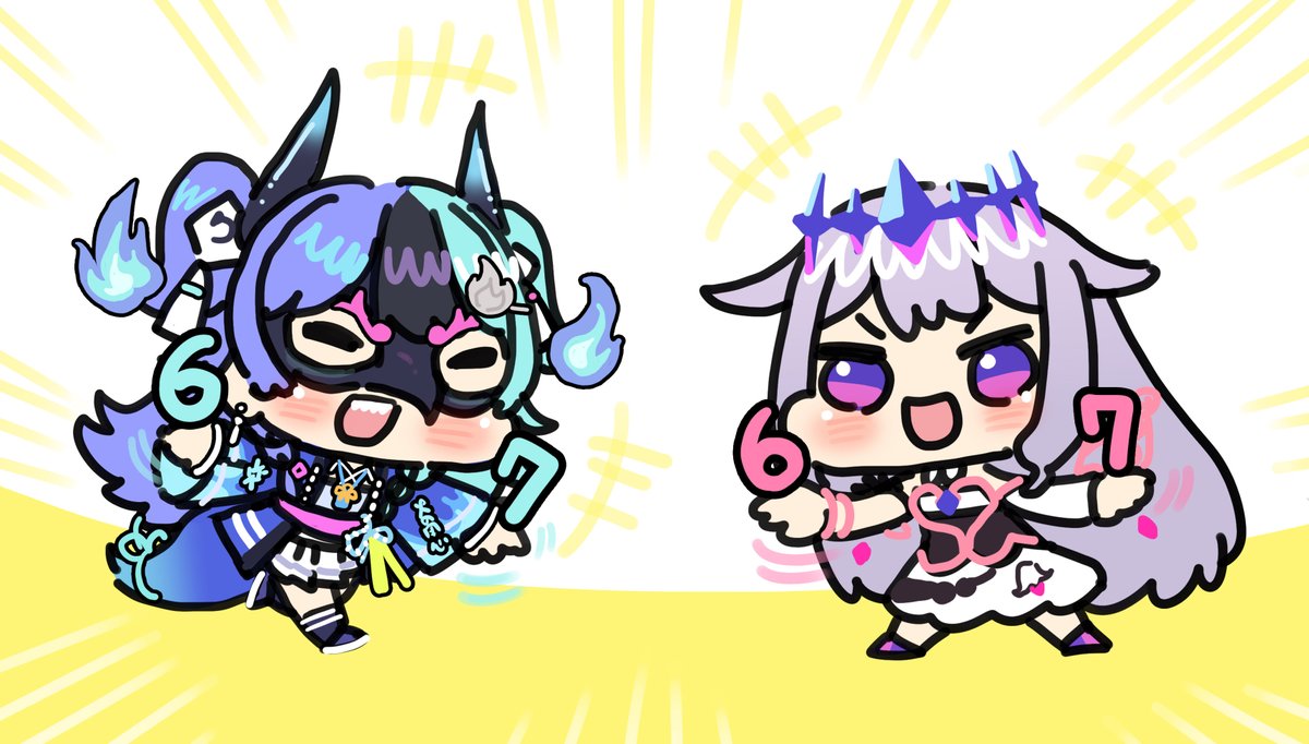 BigguguGugu's tweet photo. ~~~6ヽ( ° ▽°)ノ7~~~
#めら組絵図 #bijouwled https://t.co/p0kC3Putvh