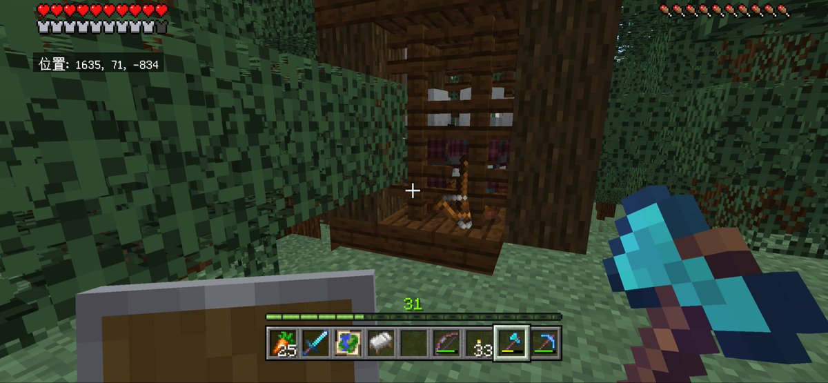 ayamocraft's tweet photo. ゴーレムだと思って助けようと思ったらなんか違った😂
#マイクラ
#Minecraft https://t.co/ORlF8Ynd2v