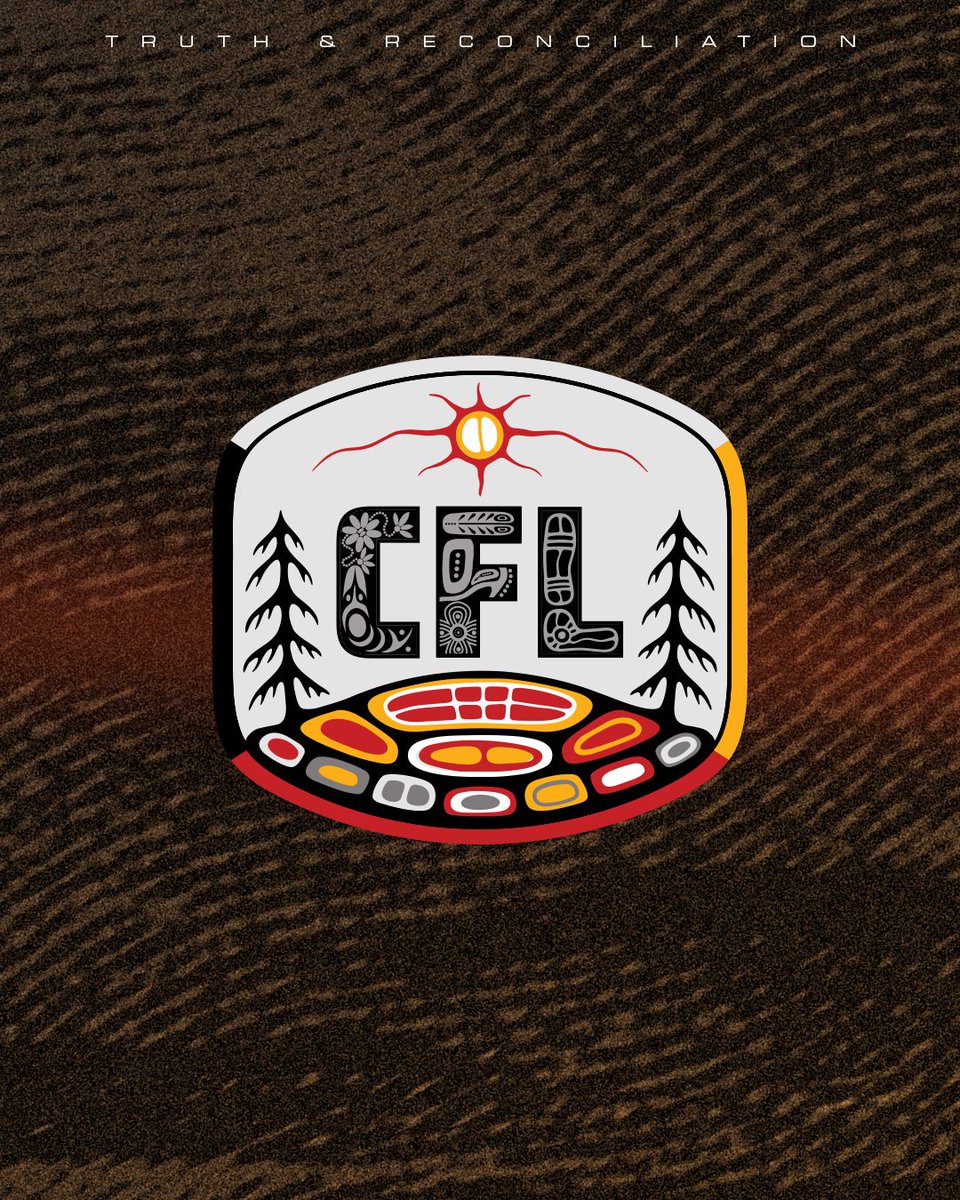 CFL's tweet photo. The CFL logo, reimagined through an Indigenous lens.

Featuring Turtle Island, the redesign was created in consultation with National Chief Cindy Woodhouse Nepinak and three Indigenous artists from ChangeMakers in recognition of the National Day for Truth and Reconciliation. https://t.co/9kPdAHV43l