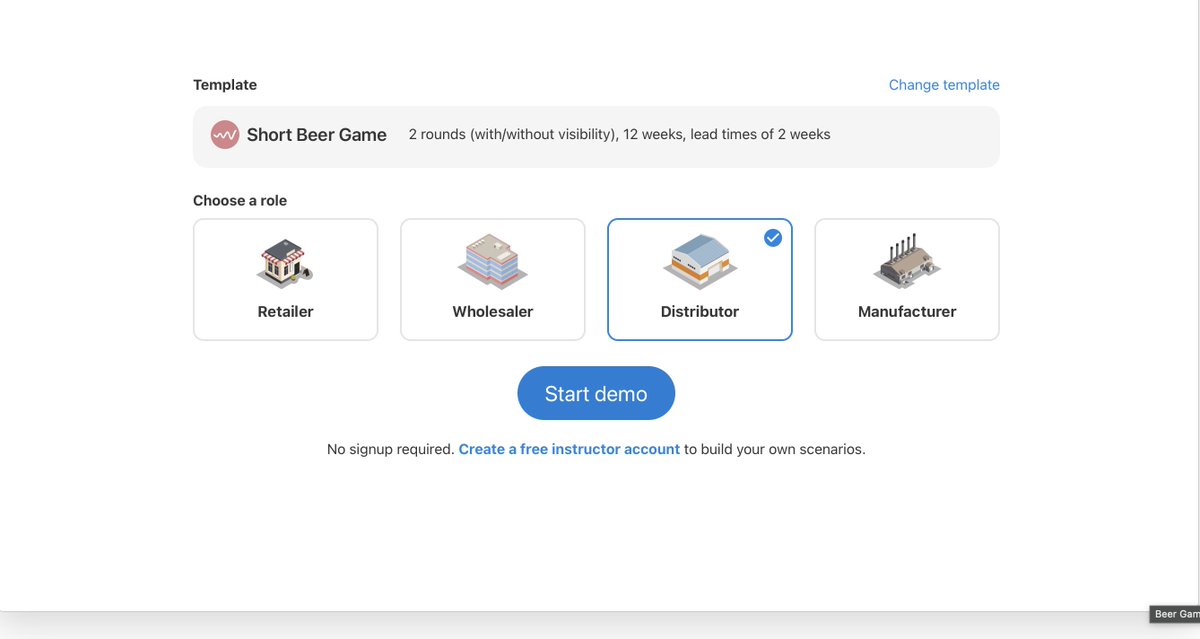 sipalinglogstic's tweet photo. Teman2 yg mau main game simulasi Supply Chain bisa lewat beergame sesuai info di bawah nih.

Kita bisa pilih role terus nanti ada instruksinya.
Gaaass dicoba! Gue trial jadi distributor malah jadi stakeholder yg costnya paling tinggi wkwkwk.

Thanks, kak Gustav! https://t.co/9Zo1wk9p9N