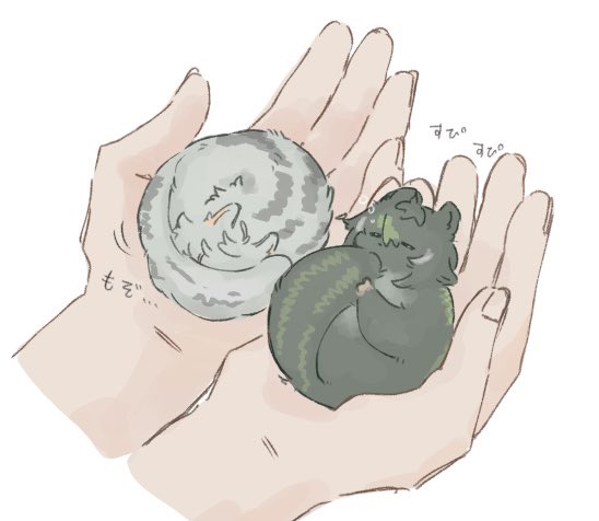 Rjz82's tweet photo. 擬獣化 
手に収まるｻｲｽﾞ https://t.co/jywLzvnR7c