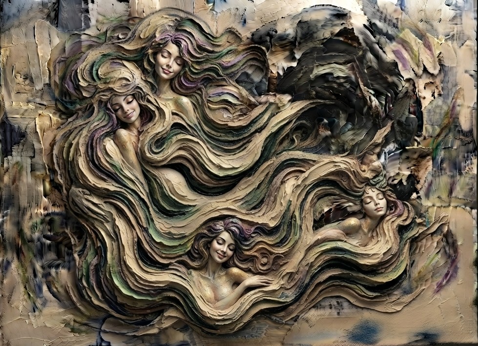 muratayfunb's tweet photo. "Liquid earth. The grace of five, sculpted in a single breath. 🌬️💫
Pure artistry.
#ArtCommunity #Masterpiece #CreativeProcess #Texture #ArtIsLife" https://t.co/7e2KFV91gc