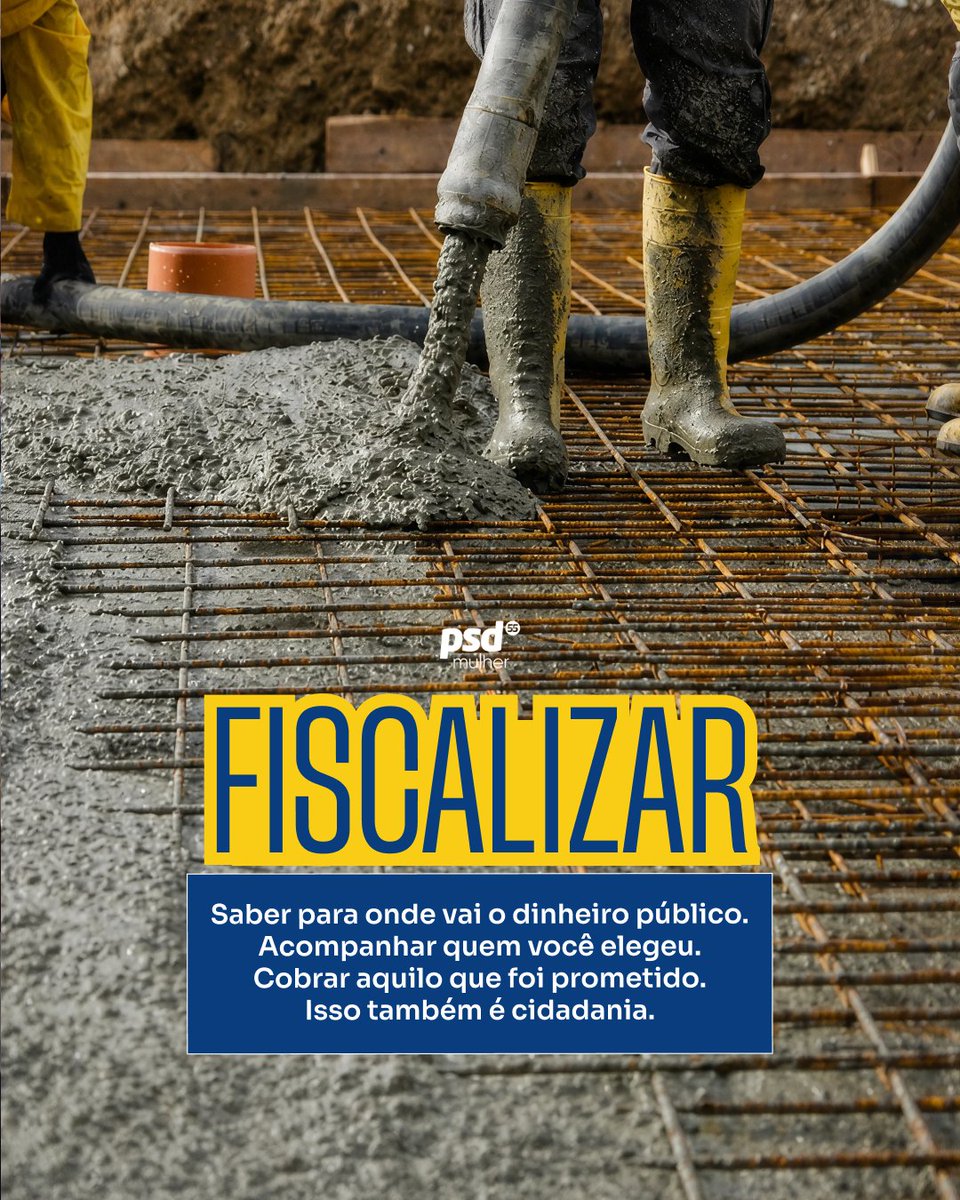 PSDMulher55's tweet photo. Acompanhar decisões públicas, fiscalizar, cobrar melhorias e participar dos espaços da sua cidade também fazem parte dela.

Quanto mais entendemos como as decisões públicas chegam à nossa rotina, mais preparados estamos para participar delas.

Participar também é um direito seu! https://t.co/Q4FagVabie