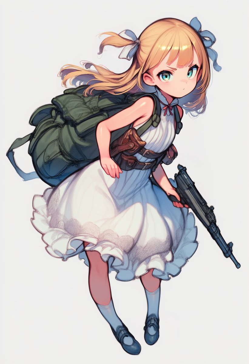 STUDIO_KIRUHI's tweet photo. 武装お嬢様！
#AIイラスト https://t.co/AqVqAK3Cj2