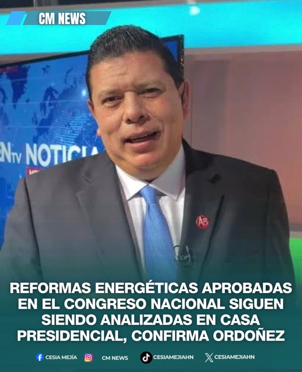 CesiaMejiaHN's tweet photo. ➪Al ser consultado el por qué no se publican en el Diario Oficial La Gaceta las reformas energéticas aprobadas por nacionalistas y algunos liberales, el ministro Héctor Ordoñez asegura que Nasry Asfura “Ha agarrado el toro por los cuernos” ya que “La ENEE era una hemorragia financiera” y detalla que dichas reformas están siendo analizadas y estudiadas por un equipo legal de Casa Presidencial ya que “Están transformando la ENEE en tres empresas”. De igual forma, Ordoñez dice que la Ley contiene 97 páginas tamaño legal “Entonces se imaginan todo el estudio que hay para crear tres empresas”. 

 #lifestyle #noticias #honduras #cmnews