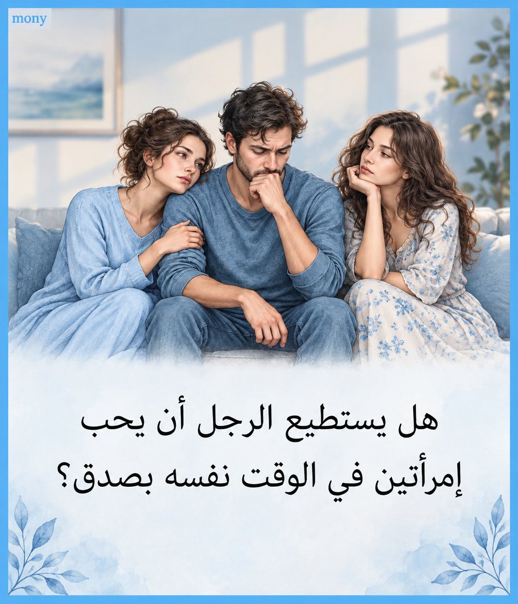 Mony7744M14824's tweet photo. يمكن أن يحب الإنسان أكثر من مرة🤔☕ لكن هل يستطيع أن يمنح قلبين الحب نفسه دون أن يظلم أحدهما؟🤔..... https://t.co/x17IqZNLaJ