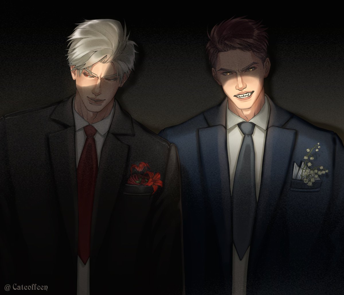 catcoffeen's tweet photo. Been wanting to draw this duo for SO long 🪶🌙🪄
 #loveanddeepspace #sylus #valko #bringbackvalko #illustration #fanart #digitalart #catcoffeenart https://t.co/guOXjW37EH