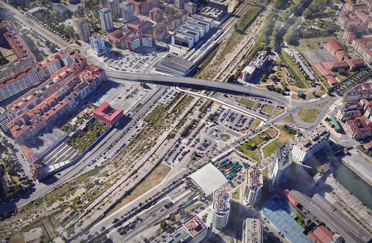 oscar_puente_'s tweet photo. Autorizamos en #CMin la licitación de la primera fase de las obras de la estación intermodal de Gijón, con una inversión de 40,8 M€.

Construimos un nuevo vial en superficie y reordenamos el entorno urbano para facilitar la futura integración ferroviaria en la ciudad. https://t.co/eU2ufPRwx0