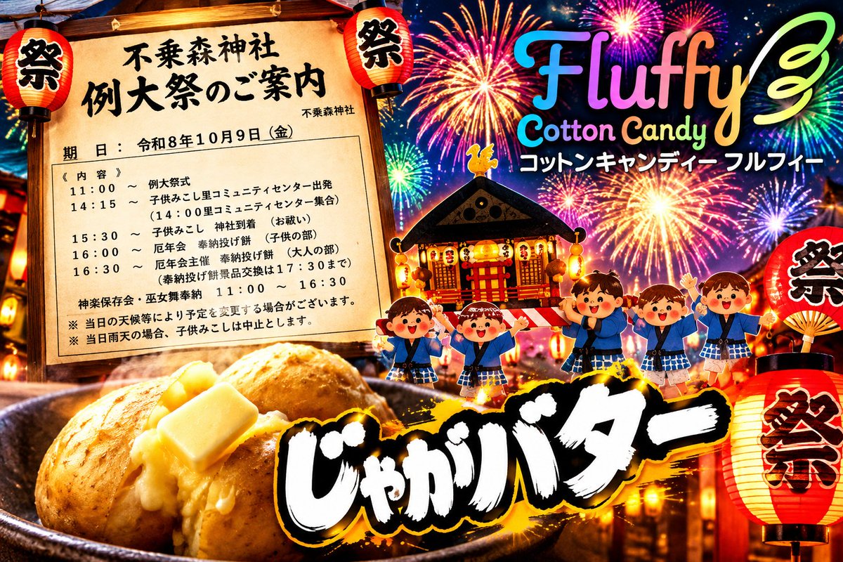 Fluffy_2023's tweet photo. 9月はゆっくりさせて頂��ました
10月から年末にかけて
走りまくりたいたと思います✨
10月3日(土)4日(日)安城市荒子新明社
10月9日(金)不乗���神社
10月10日(土)蒲郡大宮神社
10月11日(日)地元中の地元
野田八幡宮
沢山の皆様のご来店をお待ちしております🙇‍♂️渋谷遠征の話が来ていますが軽トラでは無理🤣 https://t.co/Lr9BD53ucS