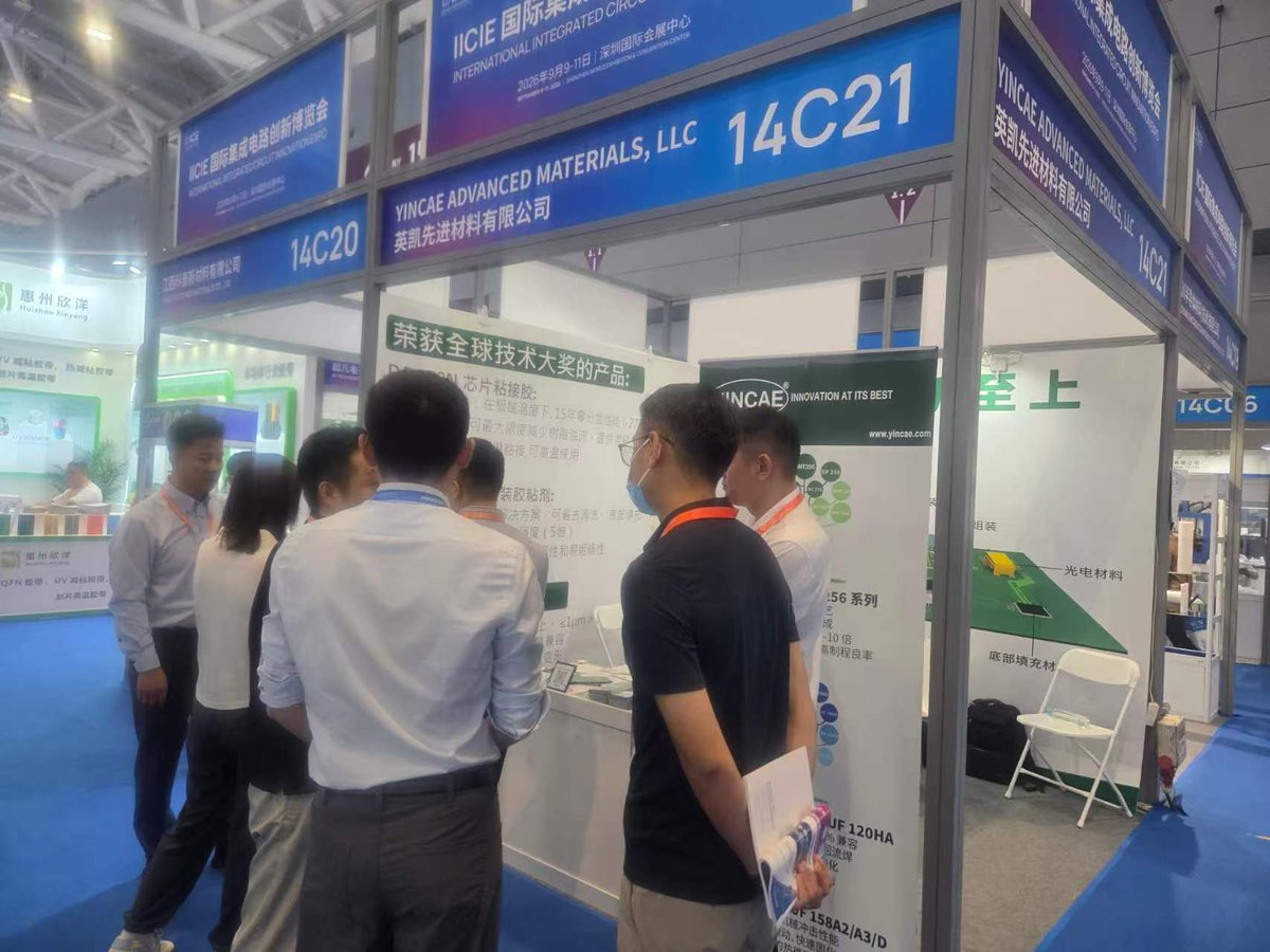 YINCAE_Albany's tweet photo. Team YINCAE at the International Integrated Circuit Innovation Expo (IICIE) earlier this month.
YINCAE will always be prepared to innovate and network with Semiconductor Industry professionals.
see you at IMAPS 2026!
#IMAPS2026 #yincae #iicieexpo #Semiconductors #Techindustry https://t.co/OQrEIeksrN