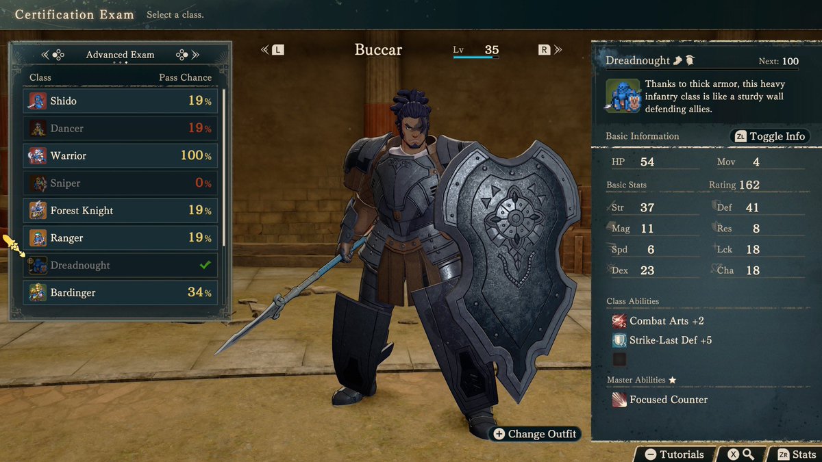 TheSkidesZ's tweet photo. make sure to press + in the Certification Exam menu if you want your Fortune's Weave character to still wear their normal outfit 📈 https://t.co/MqV5y1HmZz