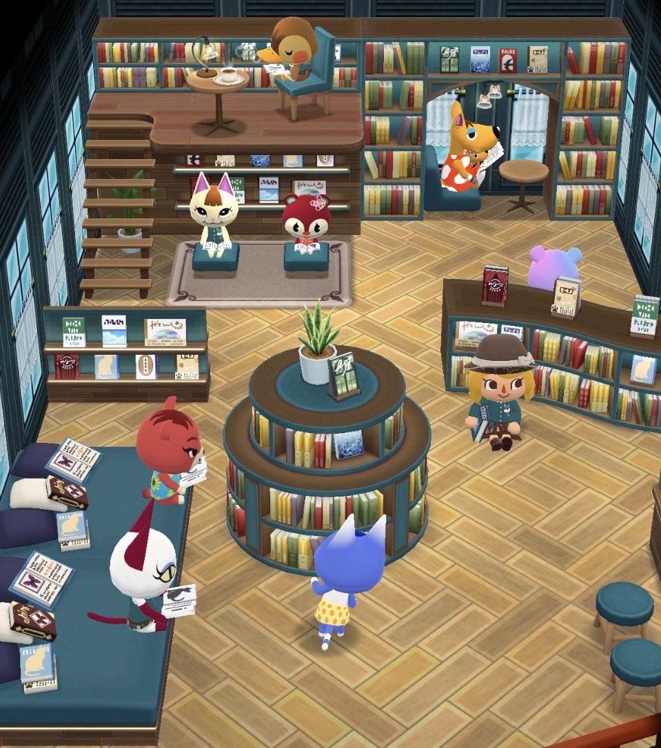akamaru66's tweet photo. カモミちゃんのほっとひと息ブックカフェでくつろぎタイム📖☕️

#ポケ森レイアウト
#ポケ森コンプリート
#ポケ森 https://t.co/eMej8AFdKY