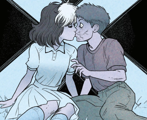 HowMcu's tweet photo. Rogue's first kiss https://t.co/vAc9VXVSms