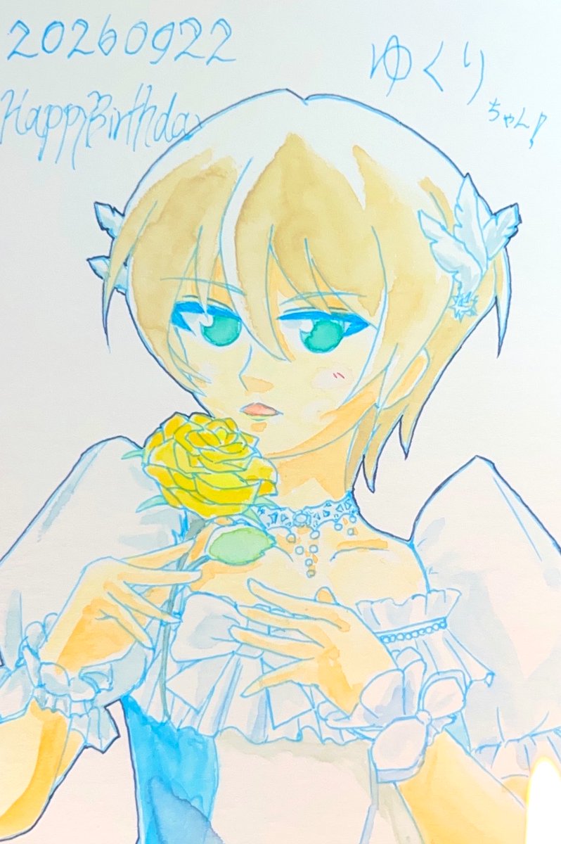 notebiki's tweet photo. ゆくり誕〜
ゆくりちゃんはかなり去年のイメージから更新されてる気がする。

…炎と撮りたかったけどライターしか無かったや……いや揺らぐ赤色の炎を出し続ける方法なんて知らないや。
#春宮ゆくり生誕祭2026
#春宮ゆくり誕生祭2026
#いきづら絵部 https://t.co/dPChV3HWRg