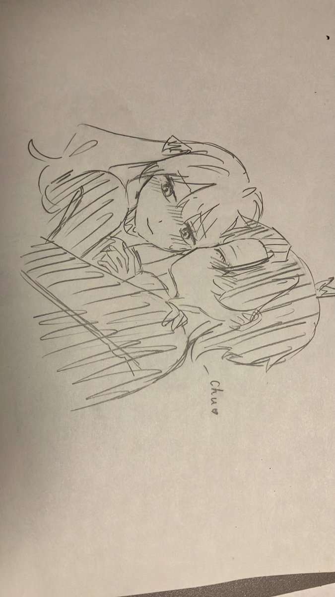 Chinonzju's tweet photo. 急いで描いたから下手だけど載せる https://t.co/ASPZM0XgVq