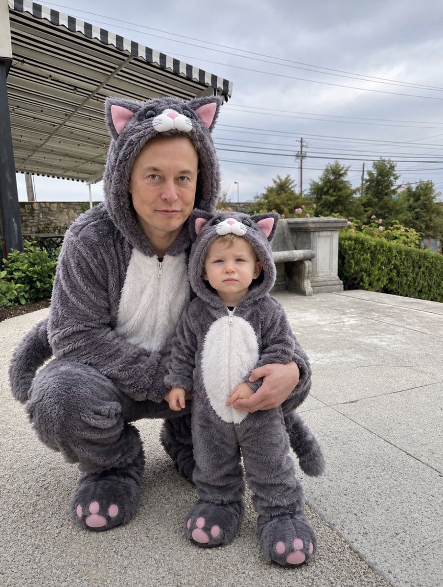 Elon45SpaceX45's tweet photo. Little buddy, big personality! 🐾😎❤️
Just out here enjoying the moment and looking way too cool for his age. 😂

A. I’m following this little superstar! 🥰
B. He’s cute, but I’m staying out of the club! 😂😂 https://t.co/2nYgJYkAyY