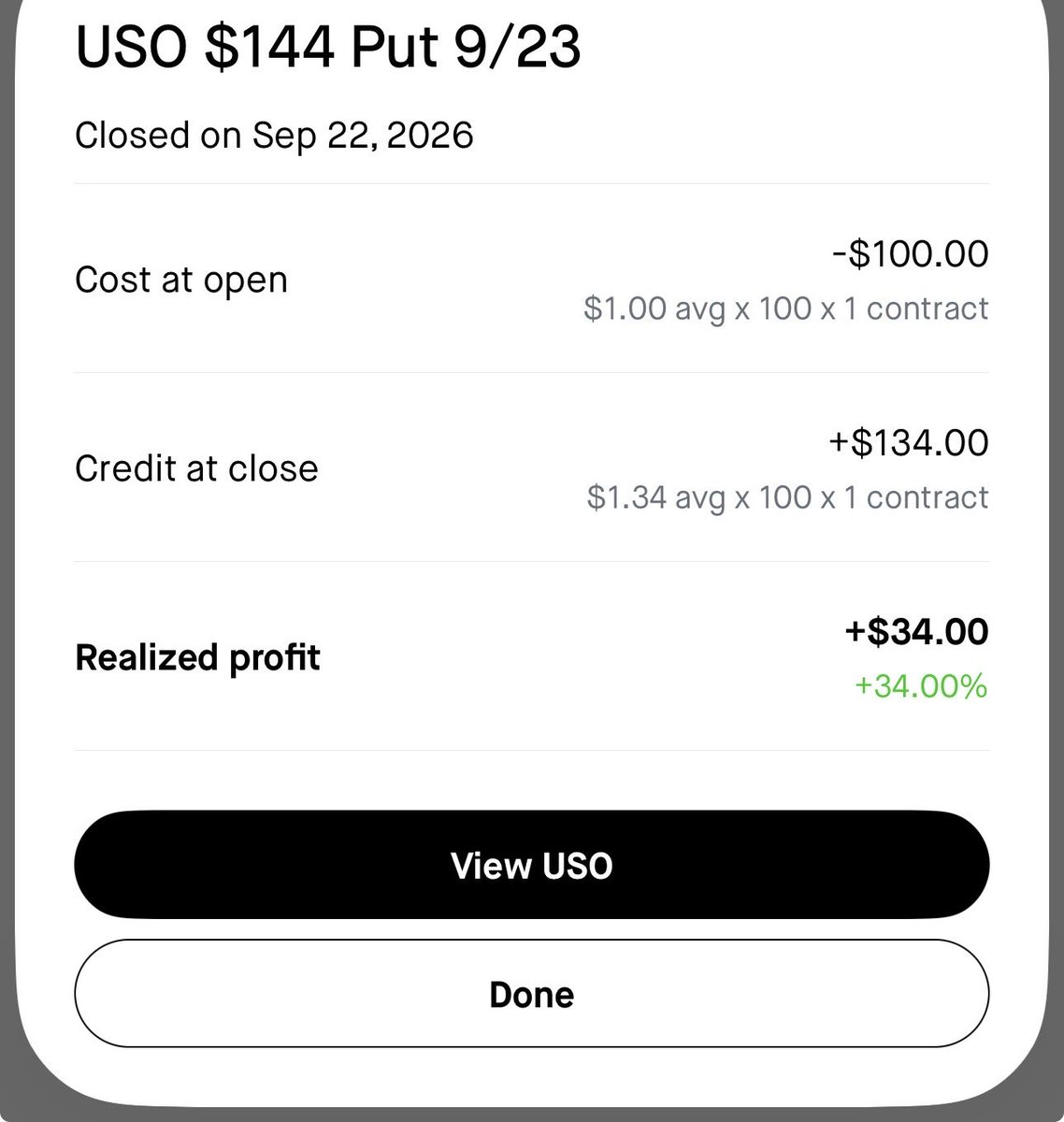 3ddy_3's tweet photo. Entered last 1 min before closed exited about 2 min after market open today. Should’ve made more put contracts or should’ve put a ATM contract https://t.co/K1PPlxSMgP