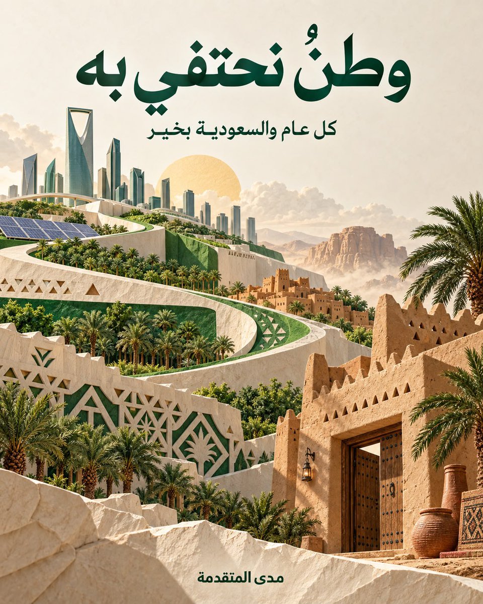 MadaTax's tweet photo. في اليوم الوطني السعودي، نحتفي برحلة من العطاء والإنجاز، وبوطن يجمع بين عراقة الماضي وطموح المستقبل.
كل عام والمملكة العربية السعودية وشعبها الكريم بألف خير وأمن وأمان 🇸🇦✨
#اليوم_الوطني_السعودي #نحتفي_به #مدى_المتقدمة #اليوم_الوطني96 #المملكة_العربية_السعودية https://t.co/JdlfoDeWTy