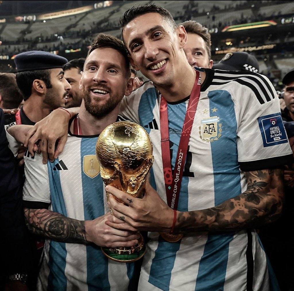 LordZeus_Usulor's tweet photo. 🚨 Lionel Messi  Speaks About Di Maria Helping him—Without Di Maria, I’m nothing in World Cup;

🗣️"To be completely honest, without Ángel, none of this happens. Look at every major final we won—he scored in the Copa América, he scored against Italy, and he was incredible in the World Cup final. People talk about me, but Di María is the one who carried us in those biggest moments. Without him next to me, I wouldn't have that World Cup trophy." 
#messi #dimaria #argentina #afaselecion