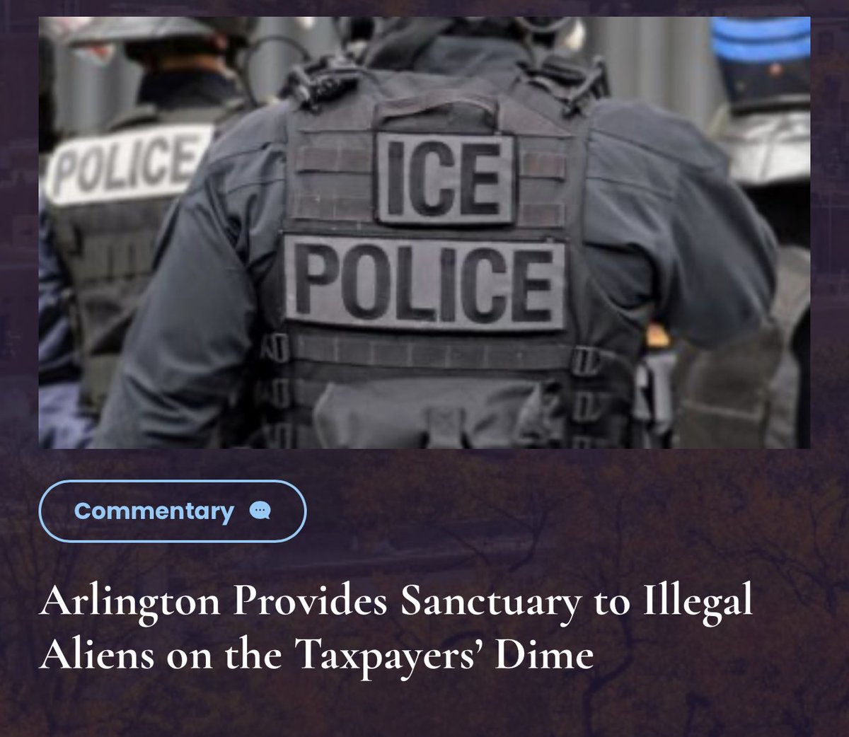 IWF's tweet photo. NEW: Last week, local leaders in Arlington County, Va. set aside $50,000 in taxpayer funds for emergency relief for the families of illegal immigrants detained by @ICEgov. 

The new welfare grants arrive amid a local budget shortfall, rising property taxes, and cuts to police and fire department staffing.