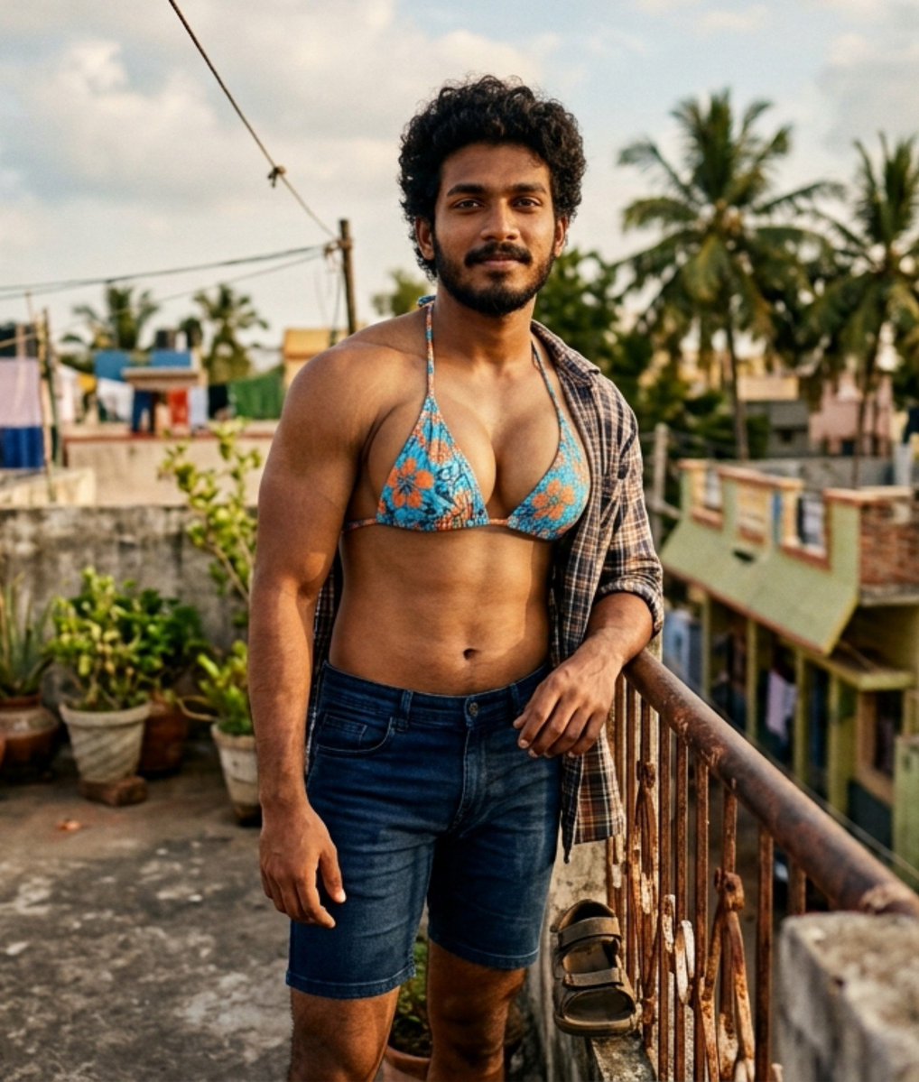 20genderfluid's tweet photo. Gender fluid man in Madurai 🌈 

#Genderfluid #Nongenderbinary https://t.co/JPcSkP49si