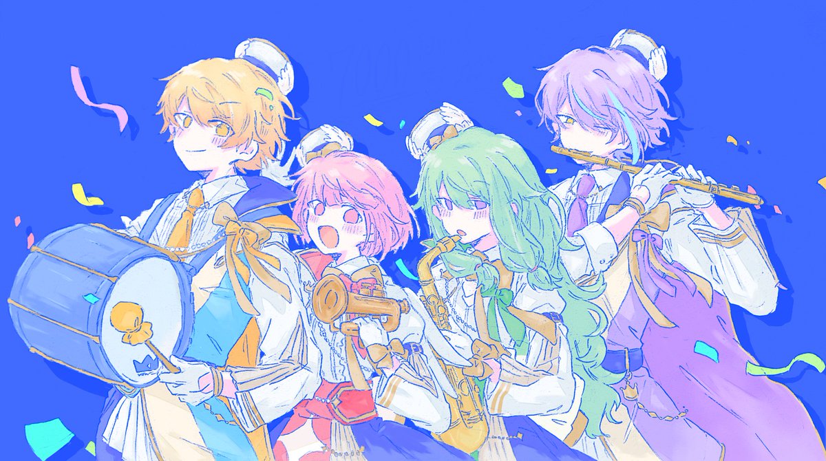 kyochyanuu's tweet photo. wonderlands x showtime 💛🩷💚💜
#プロセカ https://t.co/q3eChAlenh