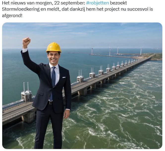 BenHuisman6's tweet photo. #SuperRob redt vandaag de stormvloedkering https://t.co/GaHe3NEwHc