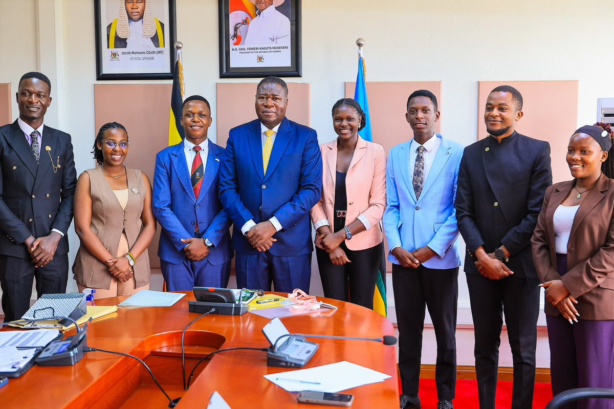 TrevisMuhwezi's tweet photo. Today, I had the honour of leading a delegation of student leaders from @Makerere University to the Rt. Hon. Speaker of the @Parliament_Ug , where we presented key concerns affecting the welfare, dignity and experience of students.

1. Government Students’ Feeding & Accommodation Allowances

We raised the concern that a government-sponsored student currently receives UGX 760,000 per semester, of which UGX 540,000 is allocated for feeding.

When broken down, this translates to approximately:
Breakfast — UGX 500
Lunch — UGX 2,000
Supper — UGX 2,000

That is UGX 4,500 per day for food. In a city like Kampala, where the cost of living continues to put pressure on students, we questioned whether this amount is sufficient to provide a student with three adequate meals a day.

After accounting for feeding, only UGX 220,000 remains for accommodation. With the prevailing cost of student accommodation around Makerere University, this presents a significant challenge, particularly for students who are not residents of the University halls.

We therefore called for a comprehensive review of the government feeding and accommodation allowances. As an immediate consideration, we proposed that if the broader review cannot be undertaken immediately, the feeding allowance could be increased to UGX 10,000 per day, alongside an increase in the accommodation component to UGX 760,000.

2. Halls of Residence for Female Students

We also raised the issue of accommodation for female students at Makerere University. Female students constitute 51% of the student population, yet they currently have only three halls of residence.

We therefore proposed the construction of an additional female hall of residence to help address the accommodation gap and provide a more sustainable solution for students.

As part of this proposal, we suggested that the new hall be named “Mama Janet Hall,” in honour of Mama Janet Museveni.

The Rt. Hon. Speaker acknowledged the urgency of the matters raised and indicated that they would be worked on.

As student leaders, our responsibility goes beyond representing students within the University. It is to carry their voices, lived realities and aspirations to every platform where decisions affecting their future are made.
@ProfNawangwe @BruceKabaasa