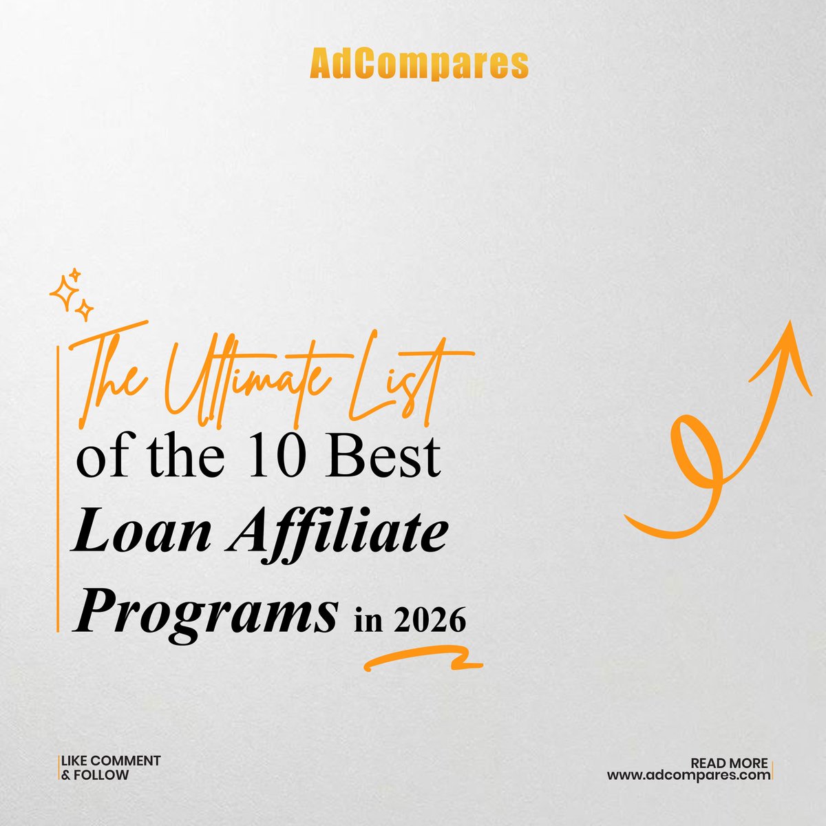 RileyGoett5je's tweet photo. Looking for a high-paying affiliate niche in 2026? Loan affiliate programs offer strong earning potential for publishers, finance creators, and marketers targeting high-intent audiences. Which program do you think is best? Follow AdCompares for https://t.co/mhTgI8lZZj