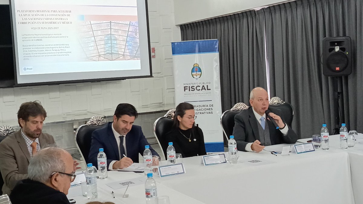 FiscalSergioRo1's tweet photo. [Sesión 1]
Investigación de delitos contra la administración pública vinculados al lavado de activos. Experiencia de casos de Argentina. 
📌Exponen: Diego Velasco, fiscal titular de Procelac y Sergio Rodríguez, titular de la PIA https://t.co/qIay6EmcQ6