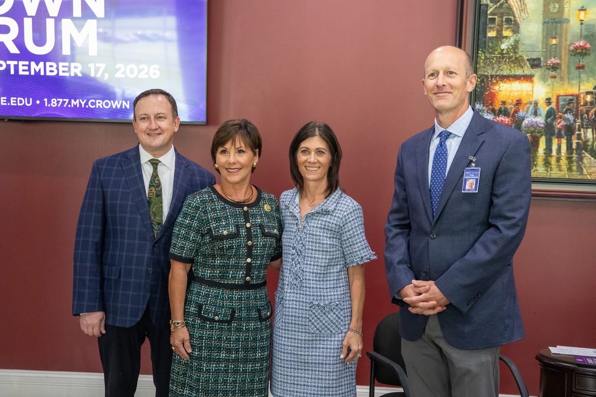 knoxcountymayor's tweet photo. It was a blessing to speak at the Crown College Business Forum last week. 

This event showcased the amazing people that Crown College develops into strong Christian leaders who strengthen our community. https://t.co/47jWNhJm7k