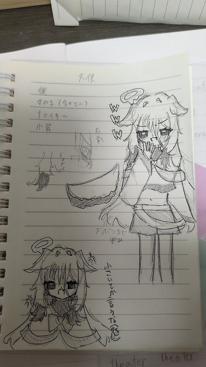 reflection_321's tweet photo. 私の癖から生まれた悪魔と天使です https://t.co/0QDzMaFoQT