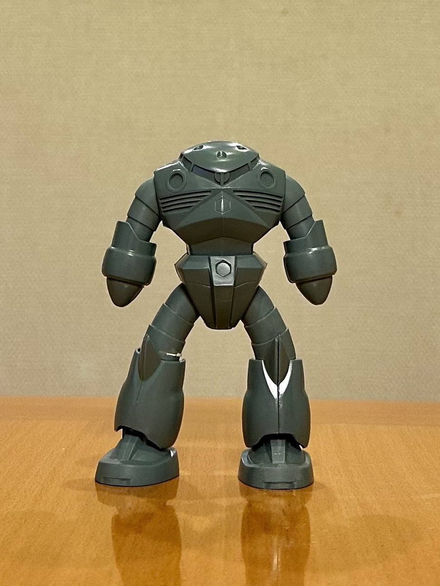 mipmup43's tweet photo. プラモいじりもやっています、信じてください
立ち姿の玩具っぽさを軽減できないものかと足を調整中（まだ右足だけ） https://t.co/iR31RS9y97