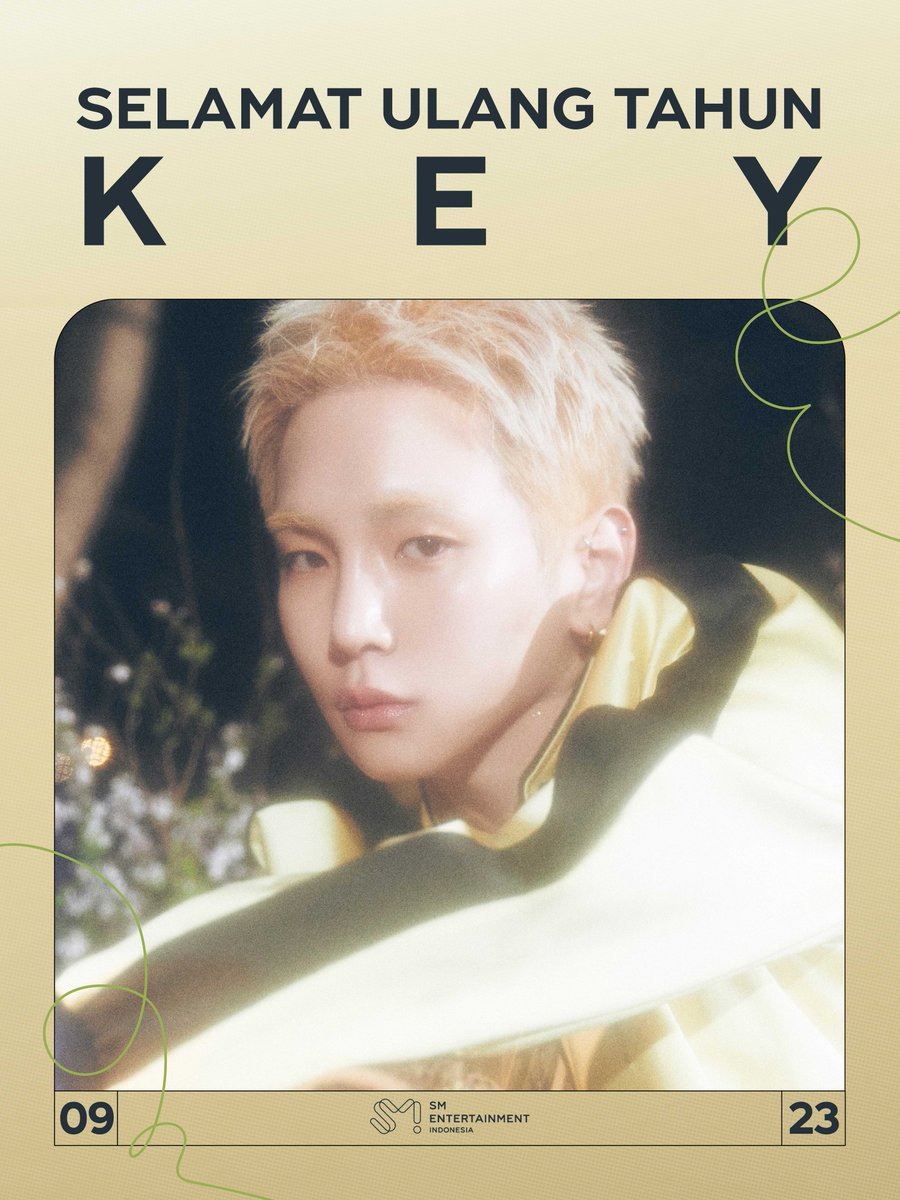 SMTOWN_Idn's tweet photo. Selamat ulang tahun, KEY 🥳

Happy birthday, KEY 🥳

#HappyKEYDay 
#KEY #SHINee
@SHINee https://t.co/lwe5p6AcOd