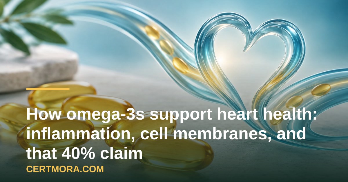 CertMora's tweet photo. How omega-3s support heart health: inflammation, cell membranes, and that 40%…

https://t.co/Y0uGWQqNXp
#Omega3 #HeartHealth #Supplements #ThirdPartyTested https://t.co/bpJNrGEliN
