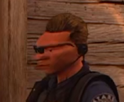 Staggiezz's tweet photo. Wesker when 7 minutes is up. https://t.co/oQpCtUYolE