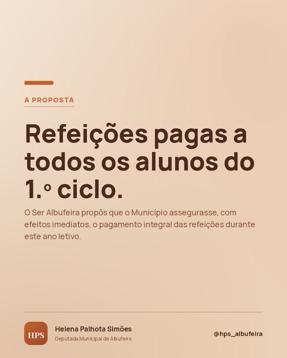 Hps_albufeira's tweet photo. Nós escolhemos defender as crianças e as famílias. Albufeira pode e deve fazer melhor.

#SerAlbufeira #Albufeira #Famílias #Crianças #Educação #RefeiçõesEscolares #AssembleiaMunicipal https://t.co/TyOZq0zMsH