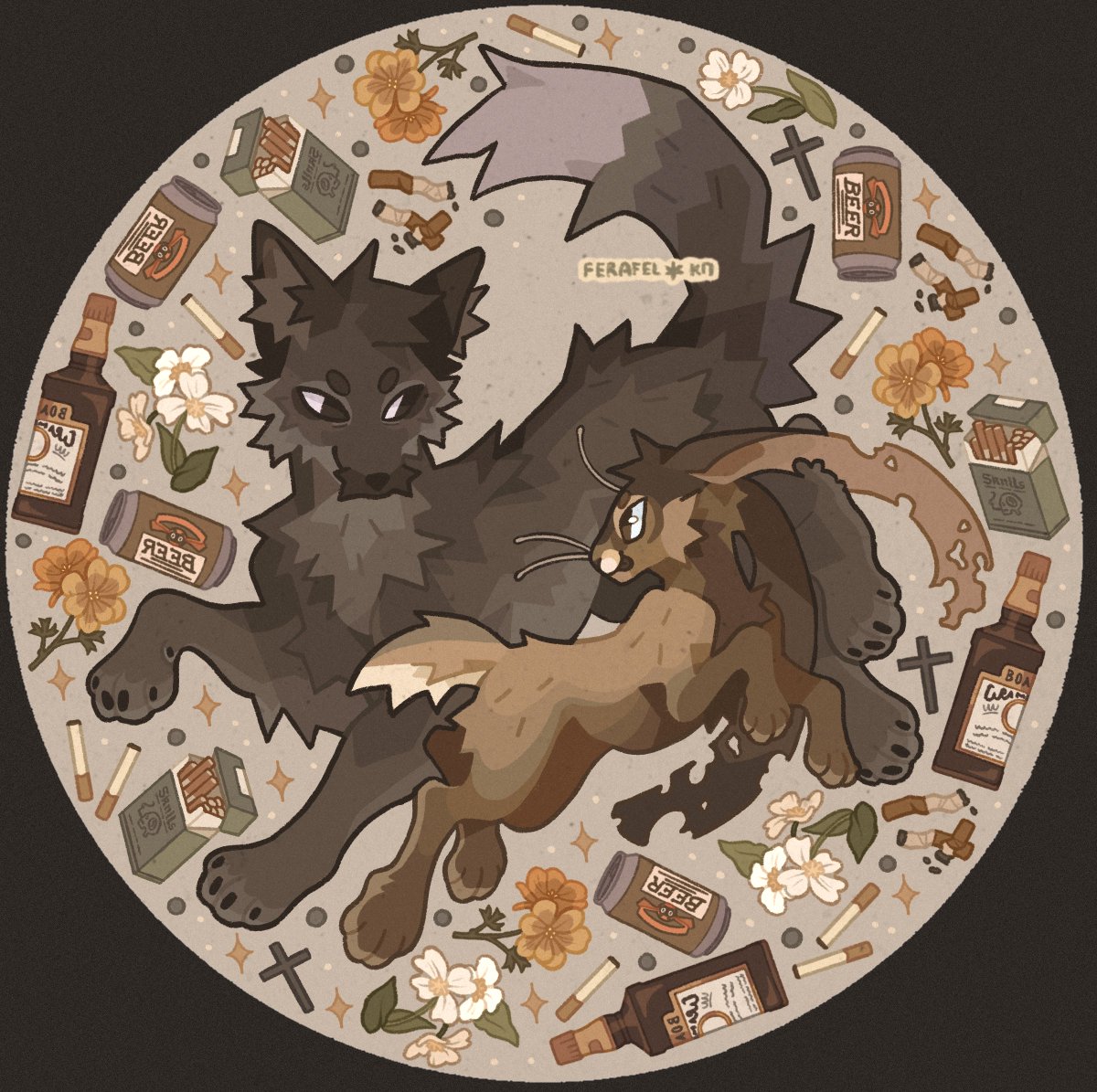 ferafel_'s tweet photo. Vashwood icon for my friend and his partner <3 https://t.co/YcKRUt1AKT