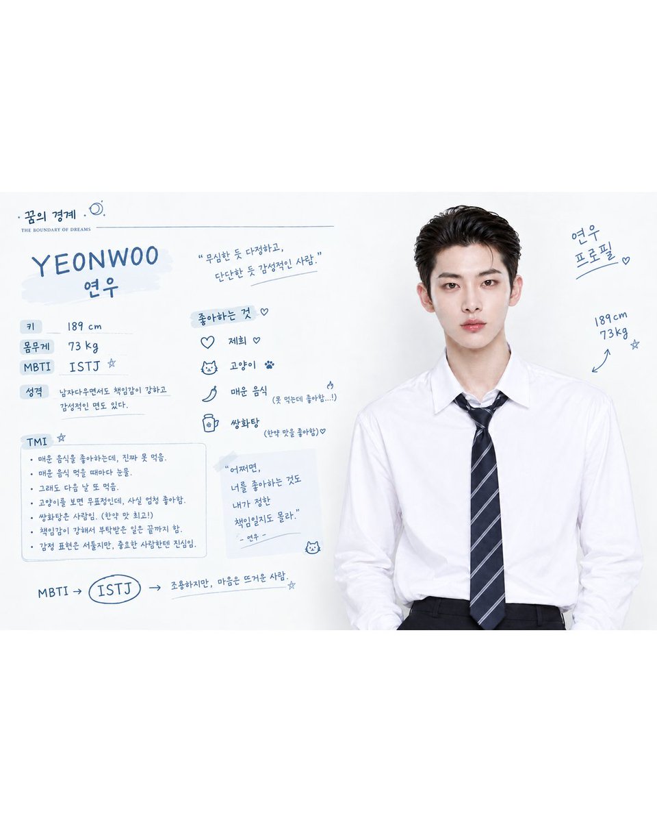 edge_ofdreams's tweet photo. 🌙 YEONWOO | 연우
189 cm · 73 kg
Responsible and dependable, with a sensitive side he doesn't always show.

Likes — Jaehee, cats, spicy food &amp; Ssanghwatang
《The Edge of Dreams | 꿈의 경계》

#Yeonwoo #TheEdgeOfDreams #KoreanBL #BL #BoysLove #FantasyBL #AIBL #BLDrama https://t.co/3X21l0wpqb