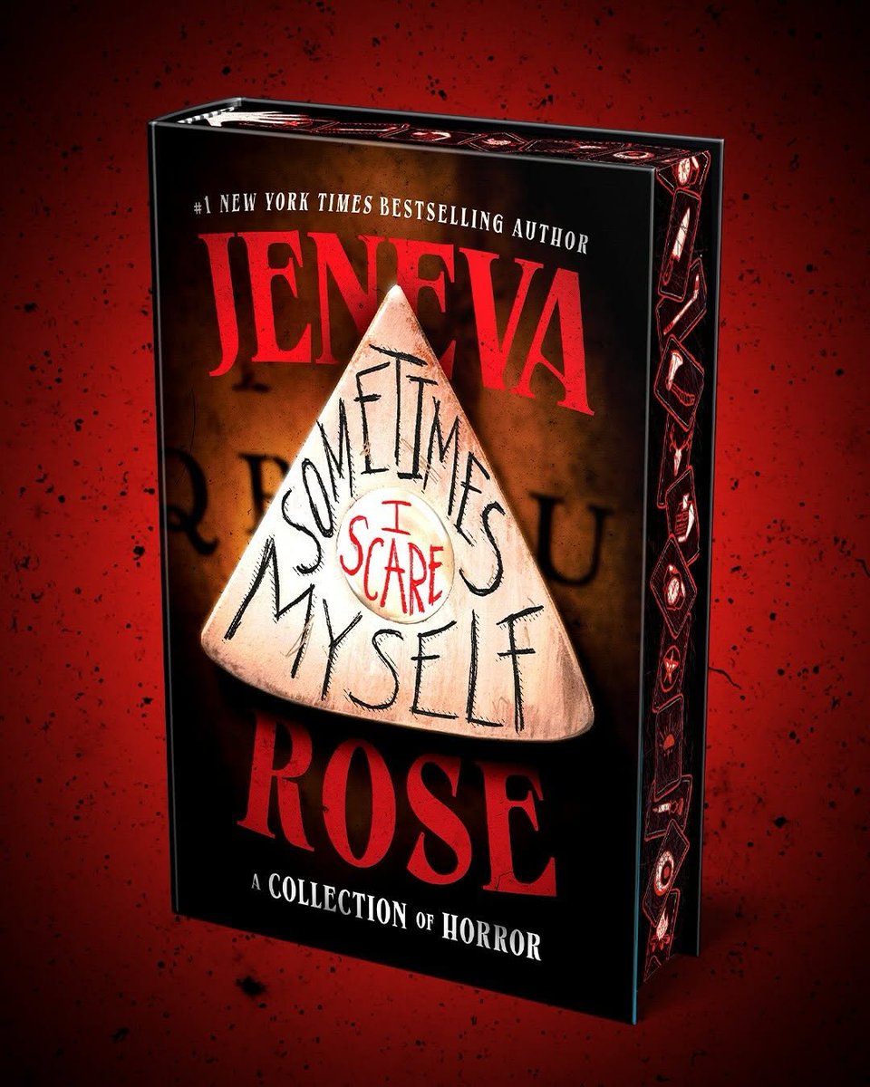 jenevaroseaut's tweet photo. ICYM the cover reveal for ‘Sometimes I Scare Myself’ from  earlier today! Here she is!

Sometimes I Scare Myself… and now you can too.

I’ve loved horror for as long as I can remember, specifically since I watched A Nightmare on Elm Street at the ext... https://t.co/sUm8IvVURp