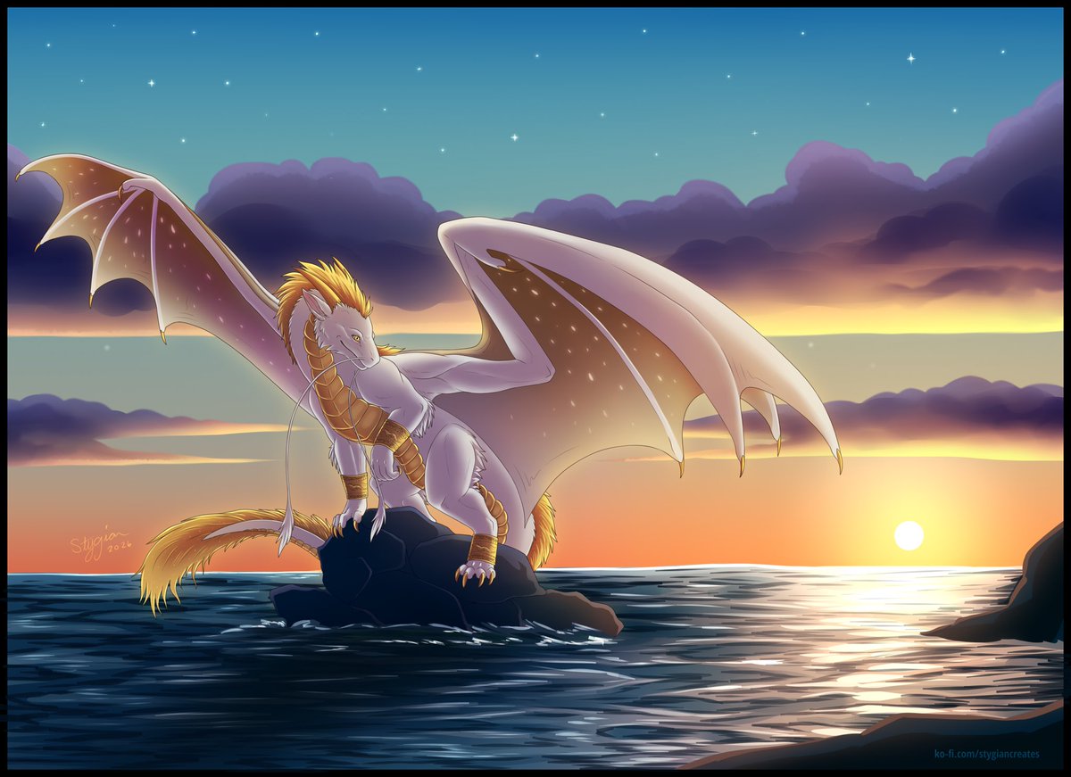 SombraGold's tweet photo. A good perch to rest.  

A very lovely art piece done by Stygianlink (discord)
OC owned by me. https://t.co/2Us4qY8Kn7