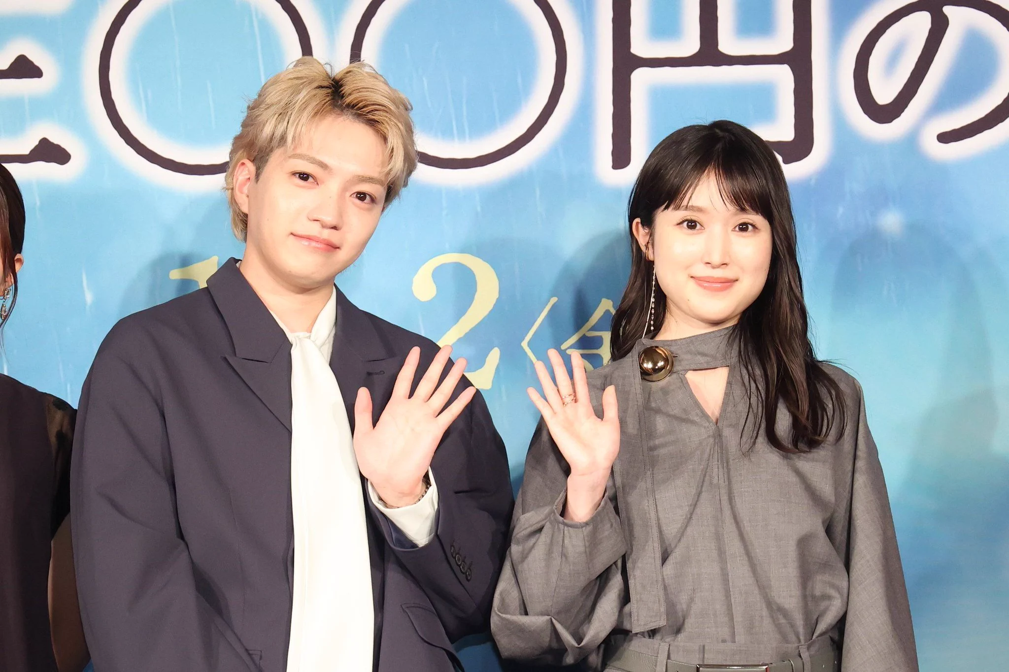 Riko Fukumoto bersama Daigo Nishihata di acara doa film