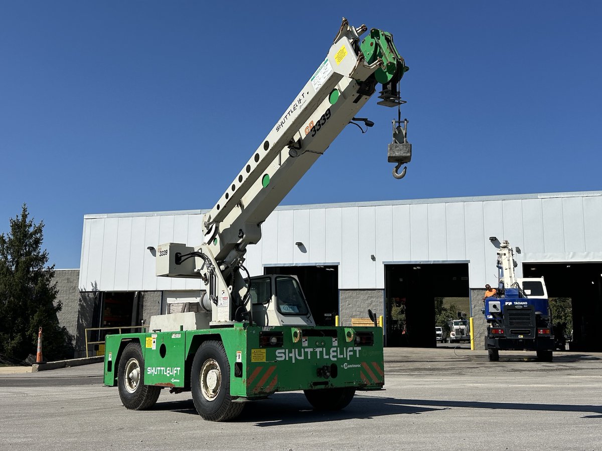 CraneNetwork's tweet photo. Just Listed!

2015 Shuttlelift CD3339 Carry Deck Crane / Pick And Carry Cranes for Sale

https://t.co/PfR8ZH3XX0

#cranes #CranesforSale #CraneNetwork #Rigging #UsedCranes #CarryDeckCranes #ShuttleliftCranes #Equipment #ExactCrane https://t.co/7C0co8z7e2