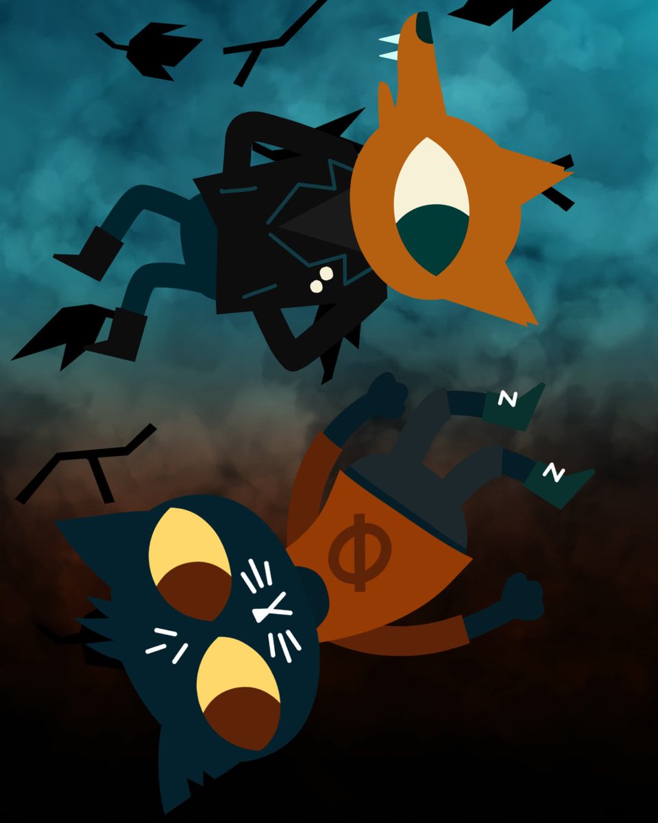 FinjiCo's tweet photo. Today feels like a really good day to fall 🍂 into a new Night in the Woods playthrough 

(and check out USUAL JUNE for another Finji game about strange things happening to a group of friends 👀)

#nitw #usualjune https://t.co/G4Ndi6kksc
