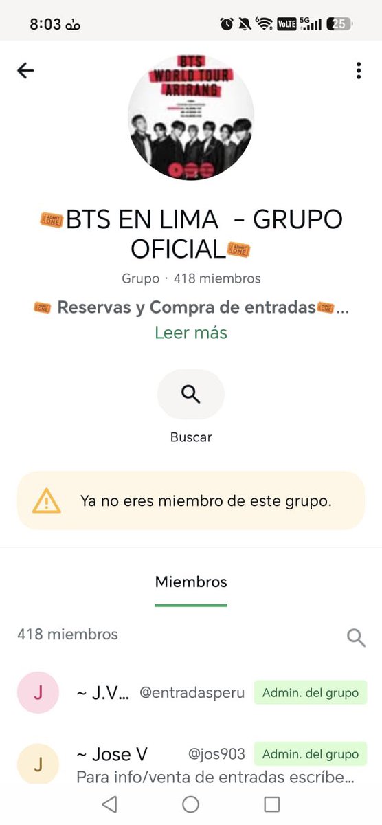 nis_7_7's tweet photo. Acabo de recibir un reporte de esta página “confiable y con muchos seguidores” que acaba de estafar a una persona con su entrada, le pidieron pasarla y en ese momento la eliminaron y bloquearon. 

Compartamos y vayamos a denunciar la cuenta 

https://t.co/xIQRaeNNgh https://t.co/qFlsg4fpY9