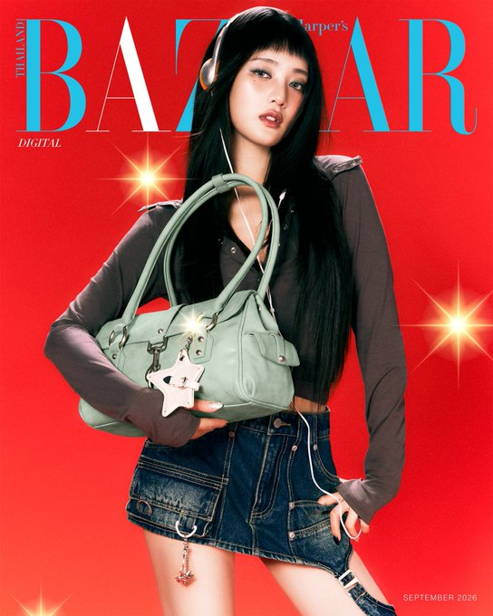 Gidle_x_nebobo's tweet photo. Actress, songwriter, producer and kpop idol MINNIE graces the cover of Harper’s BAZAAR Thailand https://t.co/Uaa0ujwtPw