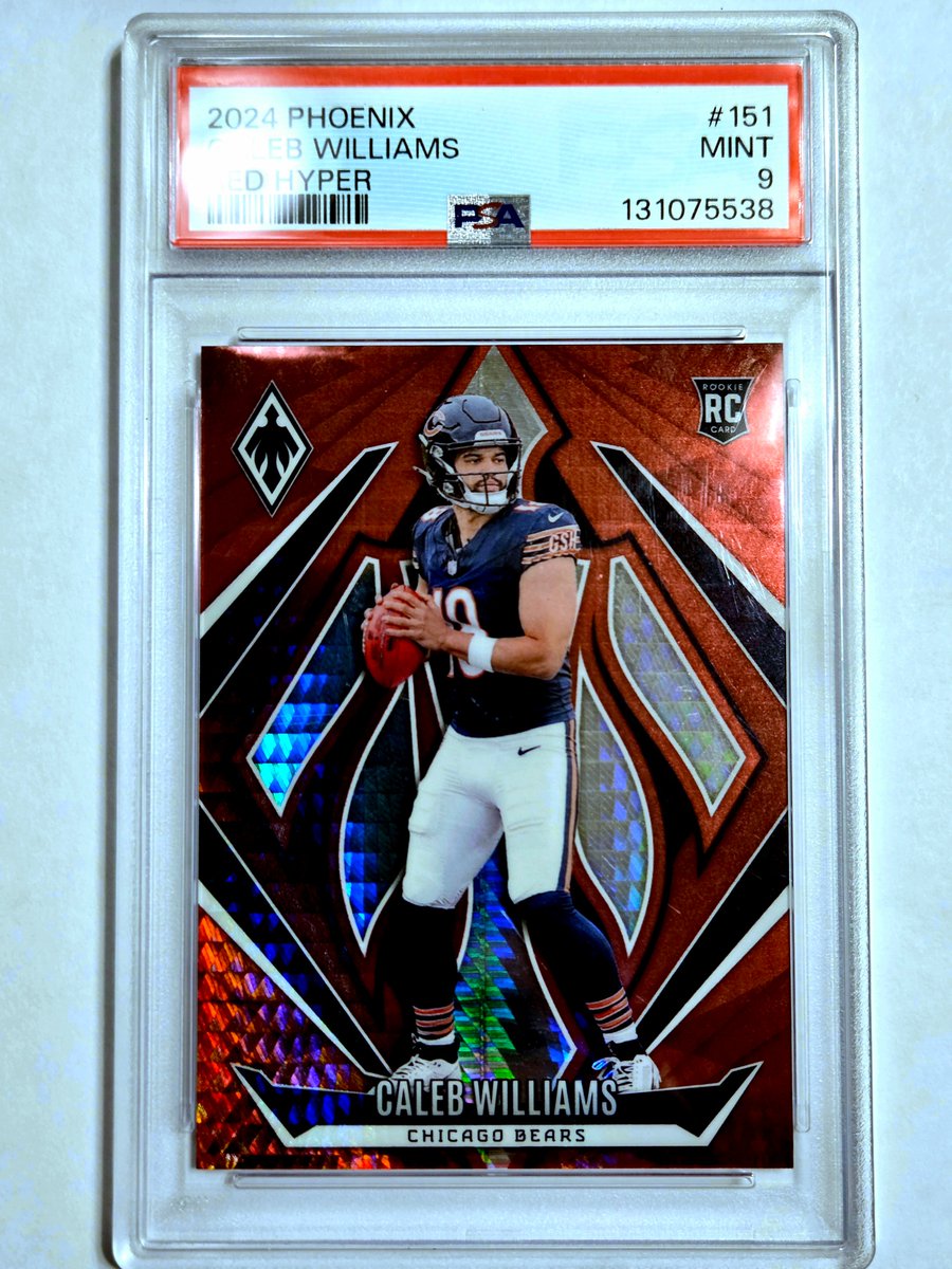 TheClassyCards's tweet photo. Caleb Williams RC 18/140 Jersey # Match... could return as early as Week 3! 🤕🙏 #dabears #thehobby #sportscards https://t.co/mY3S3BuUDX https://t.co/rkspNZ2zhY