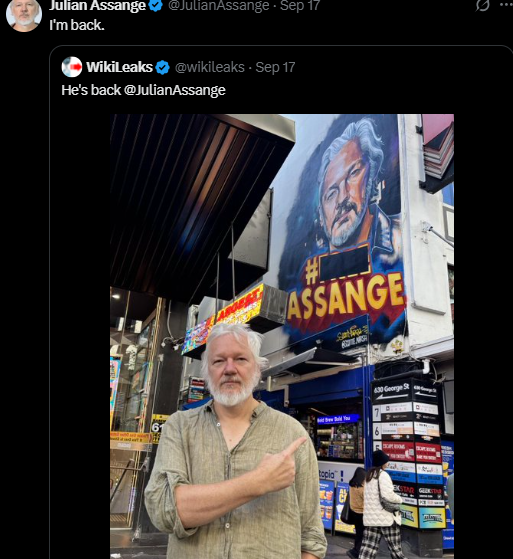 SantaSurfing's tweet photo. The SIGNIFICANCE of Trump kicking out Fake News!!!
Guess who is posting again....@JulianAssange !!!!
🥳🥳🥳🥳🥳🥳🥳🥳
CAN YOU IMAGINE??!!!!!

ALL THAT INFORMATION THAT JULIAN HAS ON THE SWAMP AND THE FAKE NEWS MEDIA SWAMP WOULD SPIN IT!!!  

NOW THEY HAVE TO DO WHAT PODCASTERS DO....RESEARCH ON THEIR OWN RATHER THAN SPINNING PRESS BRIEFINGS!!!  

THIS IS A FRICKEN BOOMERANG AND BOOM!!!